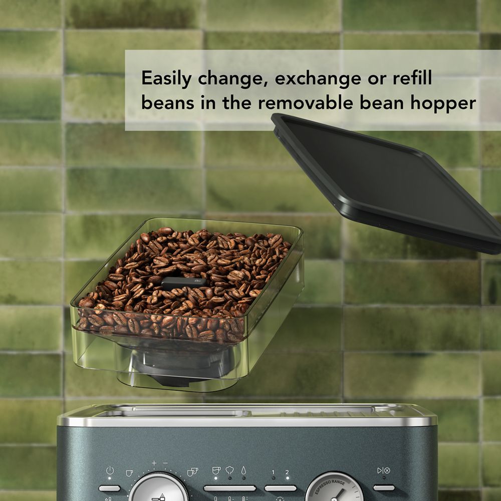 Machine à espresso semi-automatique avec moulin à meule