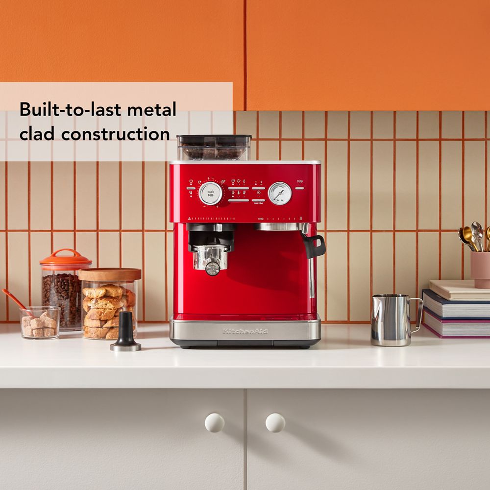 Couleur exclusivement à KitchenAid.ca - Machine à espresso semi-automatique avec moulin à meule