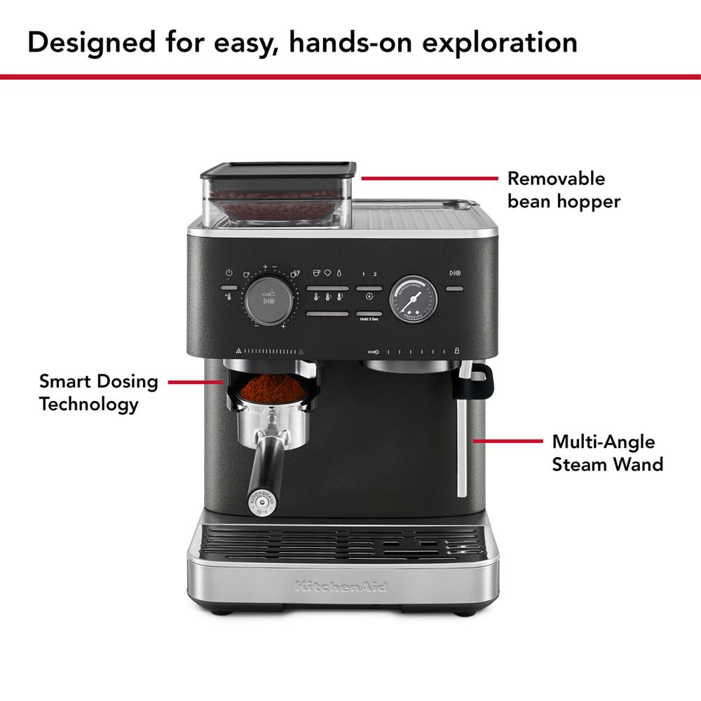 Couleur exclusivement à KitchenAid.ca - Machine à espresso semi-automatique avec moulin à meule
