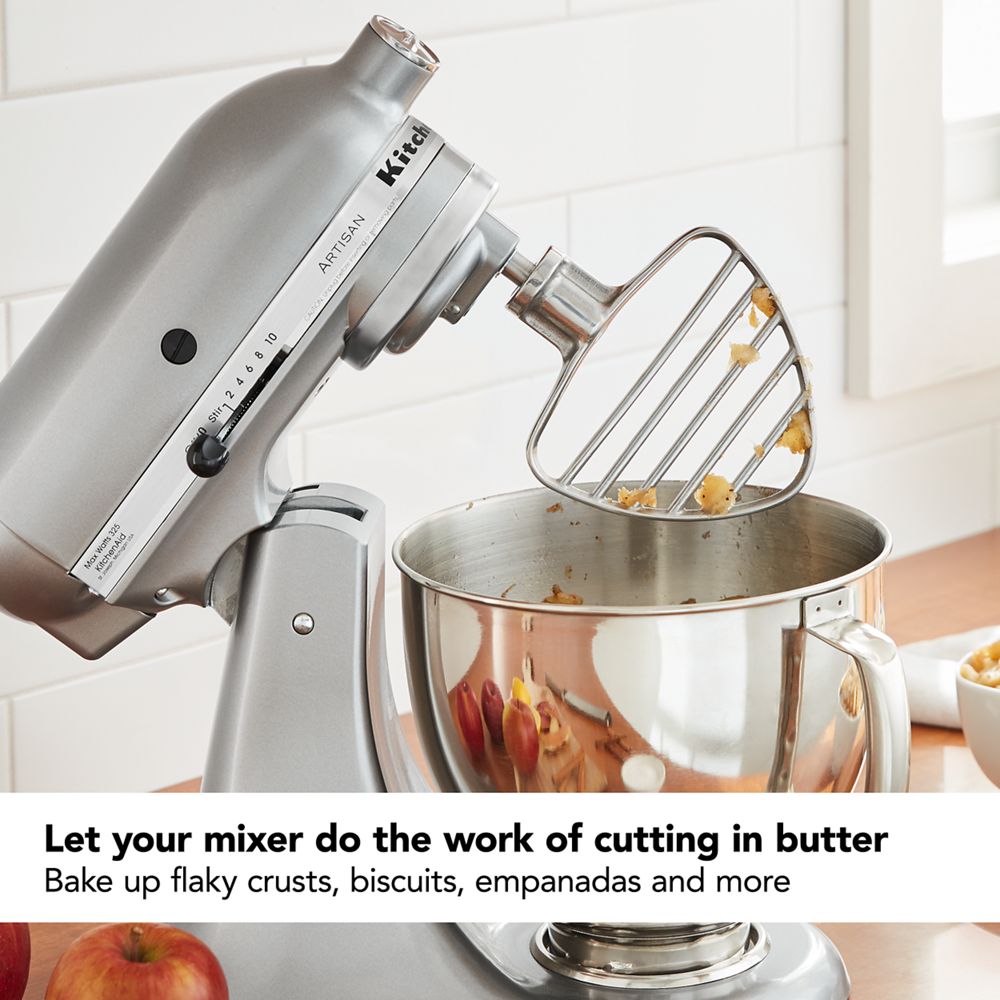 Acier inoxydable Batteur à pâtisserie pour batteurs sur socle à tête inclinable KitchenAid®