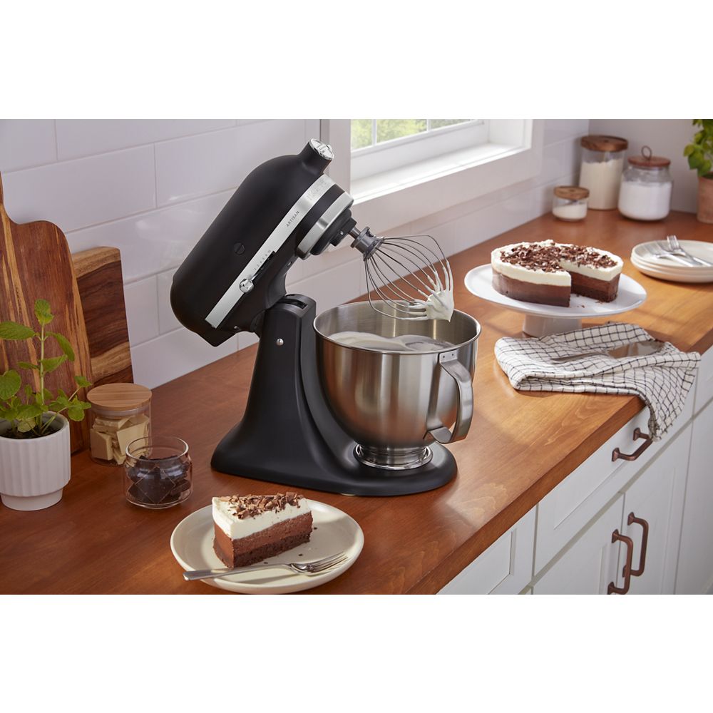 KitchenAid 5 Quart Tilt-Head Stand Mixer With Brushed Stainless Steel Bowl