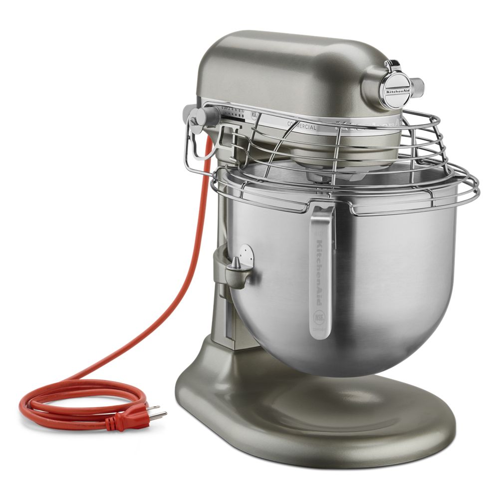 NSF Certified® Commercial Series 8-Qt Bowl Lift Stand Mixer with Stainless Steel Bowl Guard