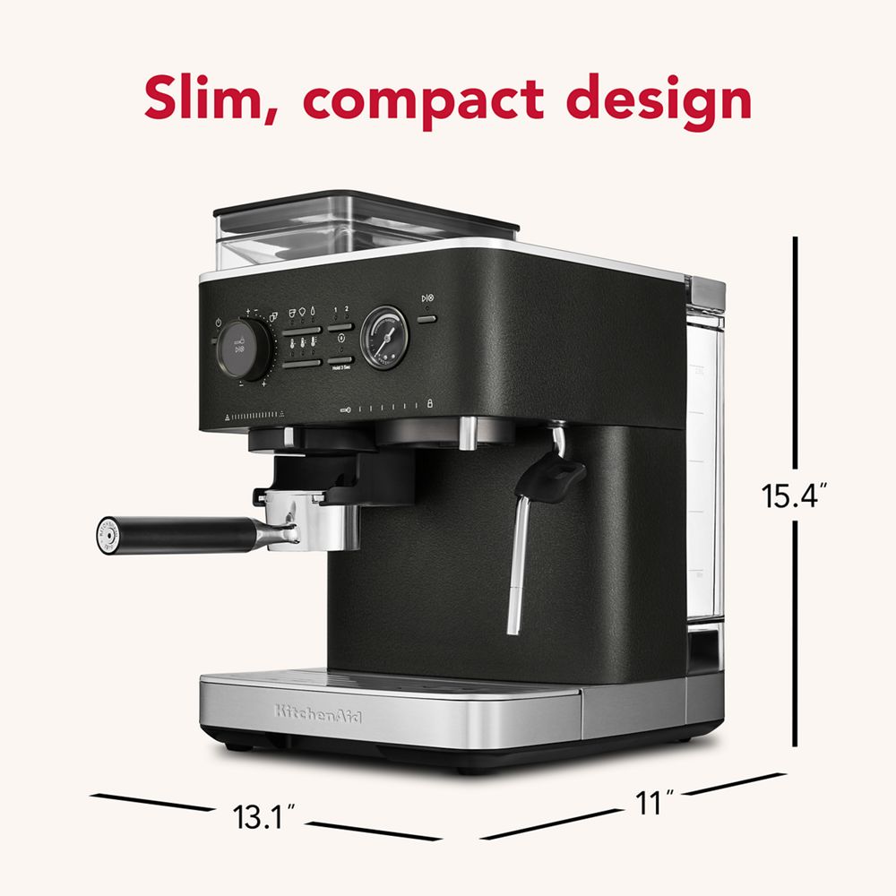 Couleur exclusivement à KitchenAid.ca - Machine à espresso semi-automatique avec moulin à meule