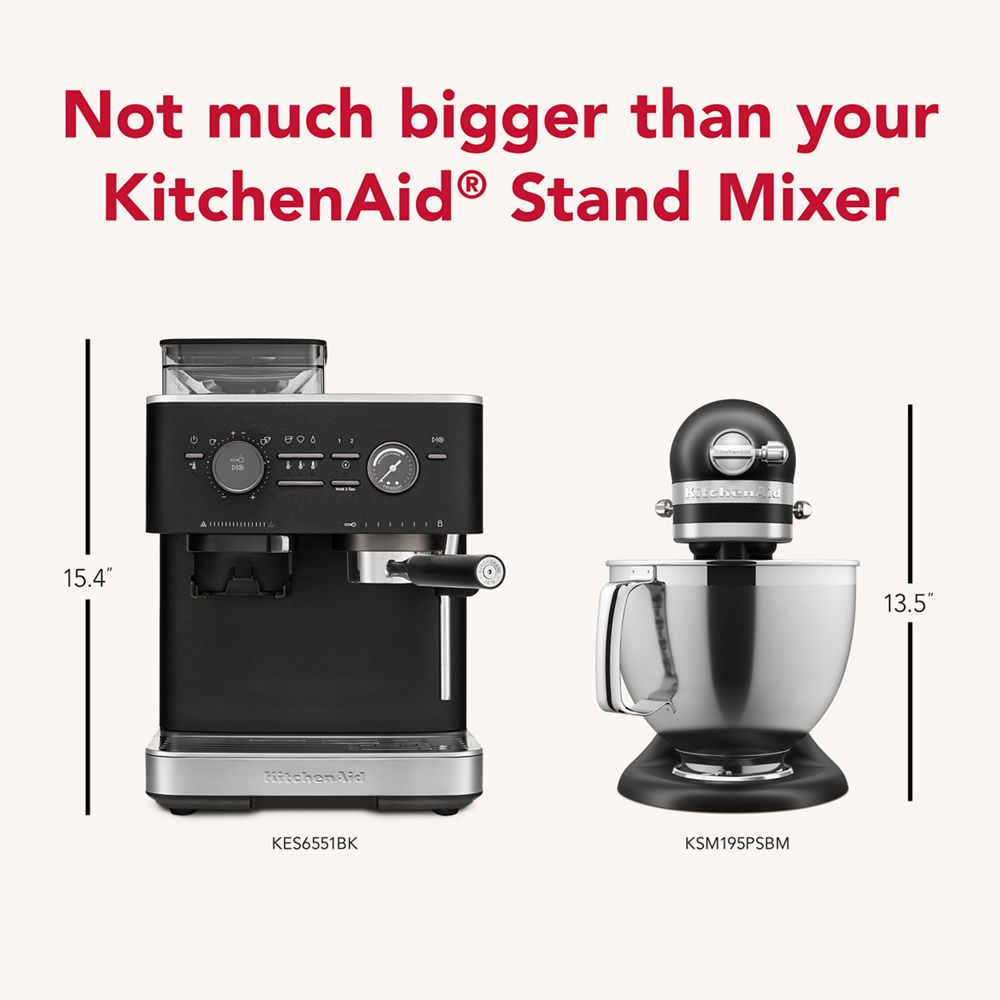 Couleur exclusivement à KitchenAid.ca - Machine à espresso semi-automatique avec moulin à meule