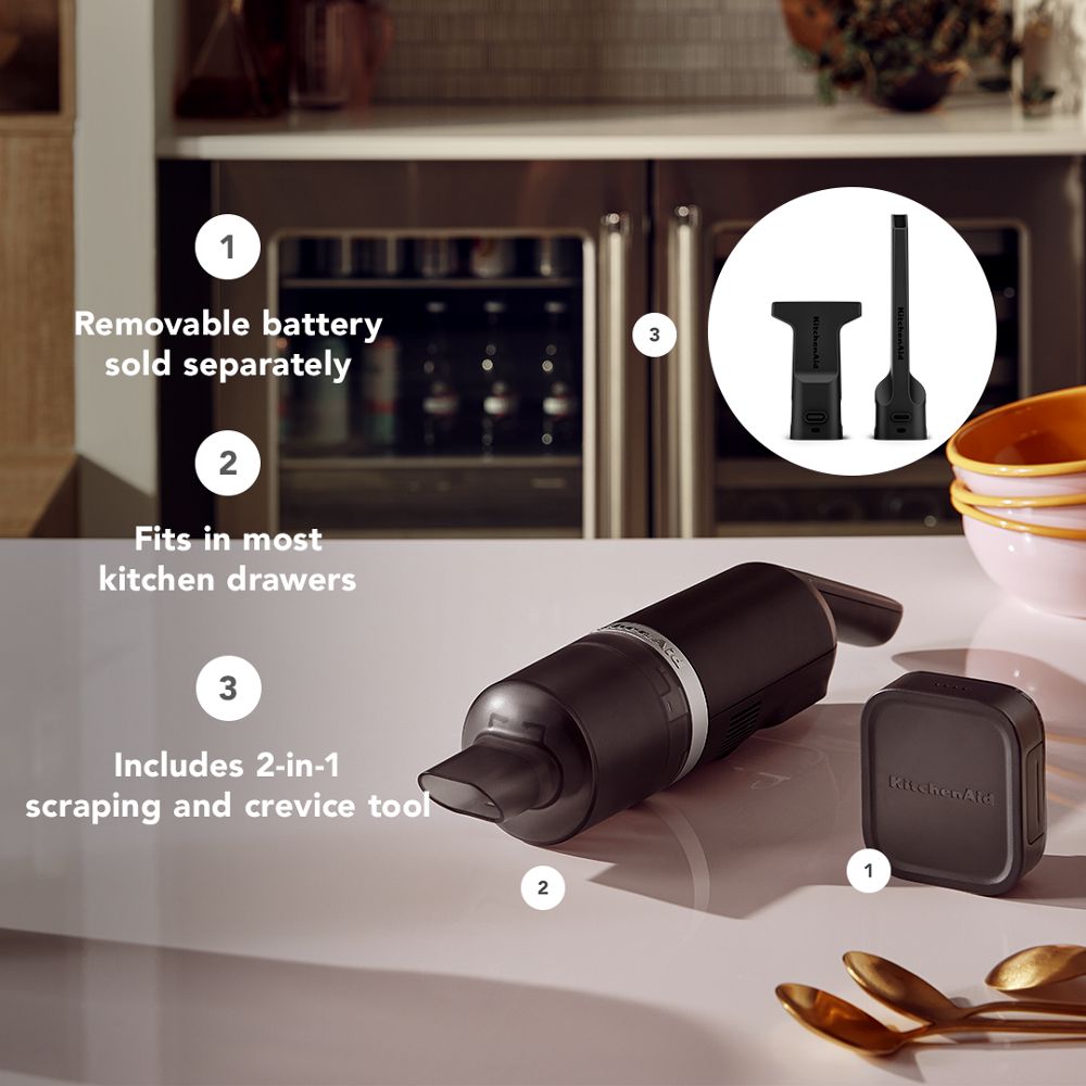 Aspirateur de cuisine sans fil KitchenAid Go™ - pile vendue séparément
