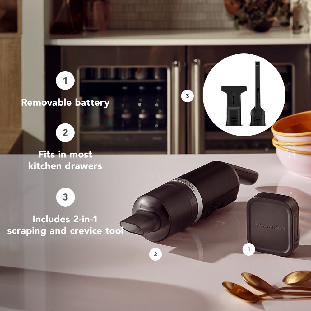 Aspirateur de cuisine sans fil KitchenAid Go™ - pile comprise