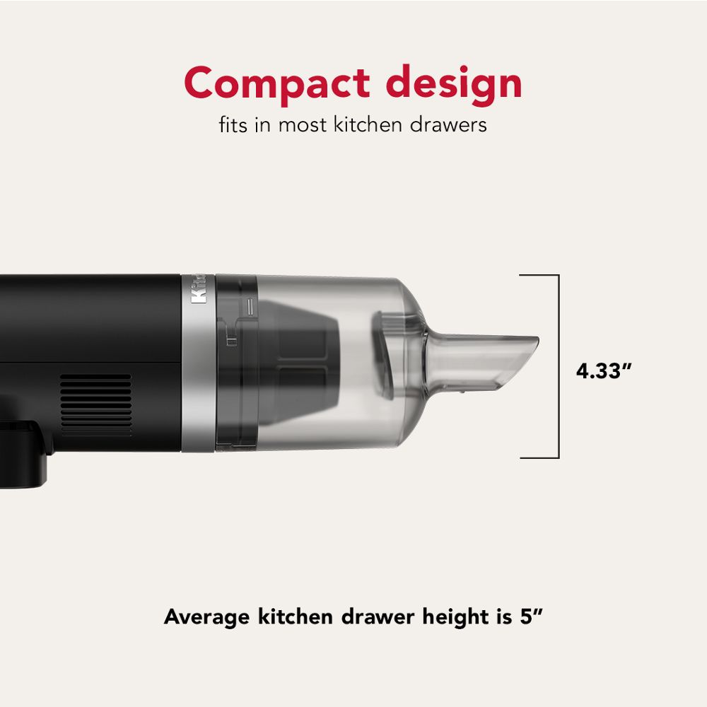 Aspirateur de cuisine sans fil KitchenAid Go™ - pile comprise