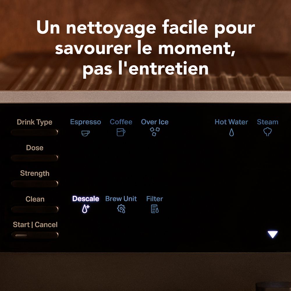 Machine à espresso entièrement automatique KF2 avec moulin - De l’espresso chaud au café glacé, dans le confort de chez vous