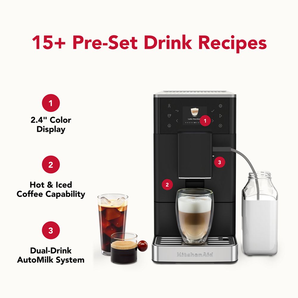 Fully automatic espresso machine KF3 with grinder – from hot