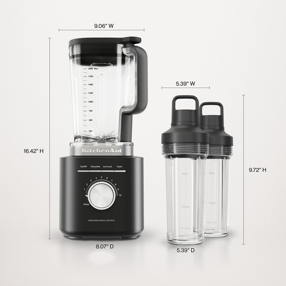 Mélangeur Pure Puissance KitchenAid® avec 2 pichets individuels