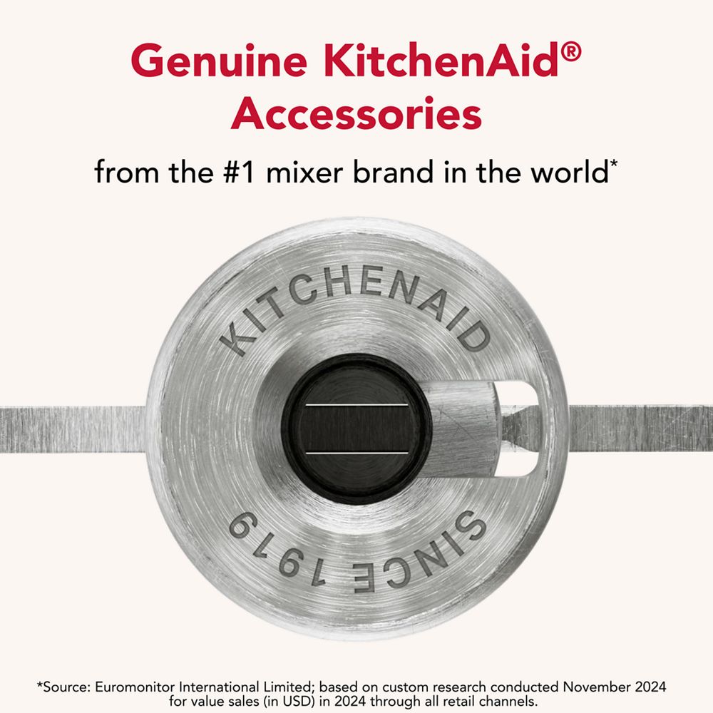 Durable stainless pastry beater for select KitchenAid® tilt-head stand mixers