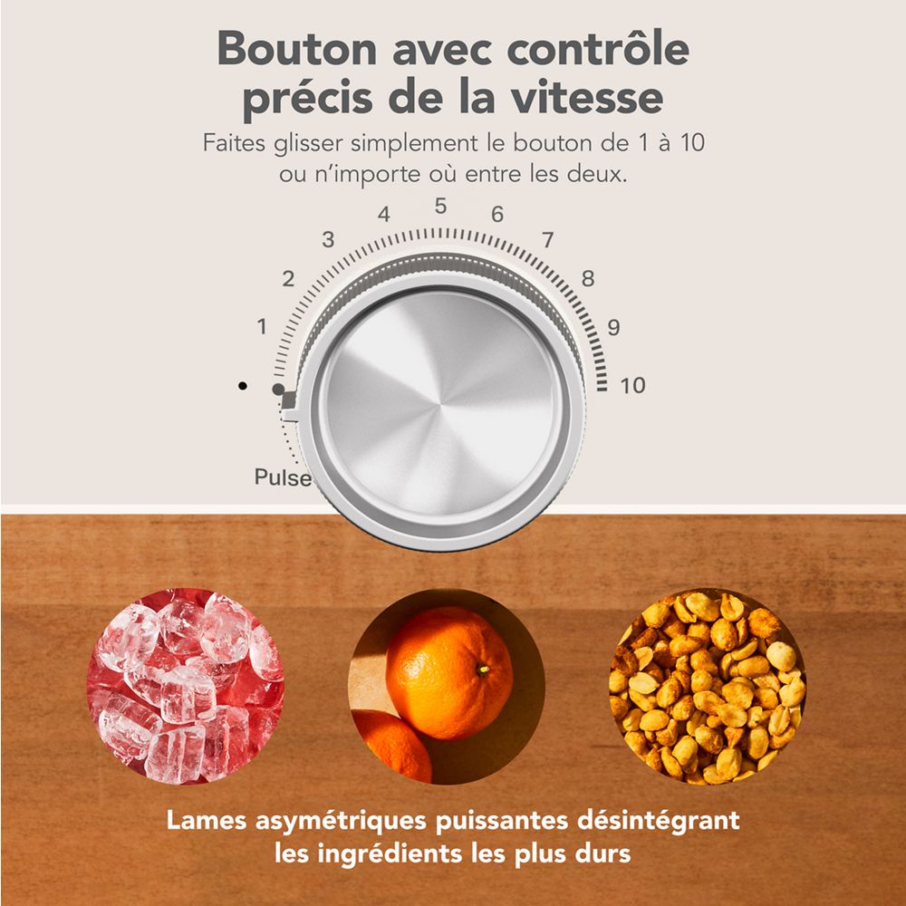 Mélangeur Pure Puissance KitchenAid® avec pichet individuel