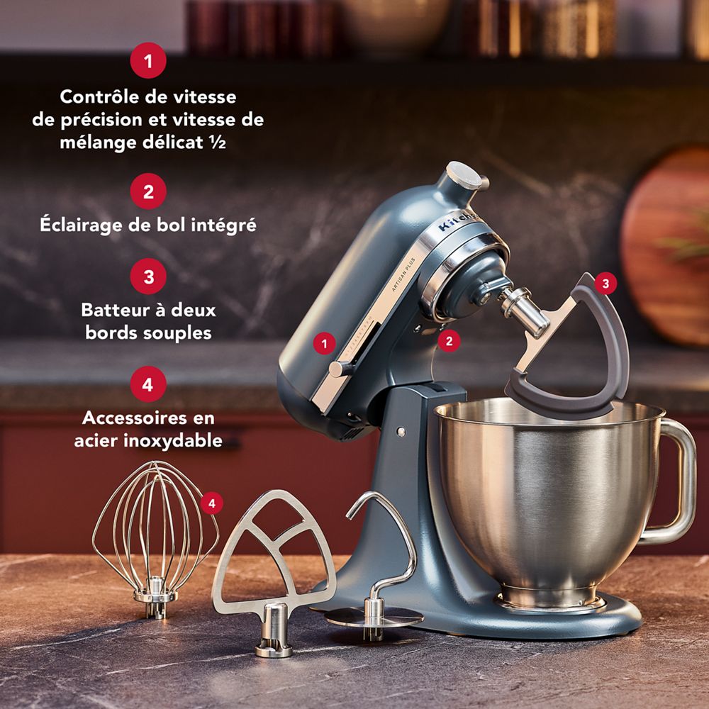 Batteur sur socle KitchenAid® Artisan Plus