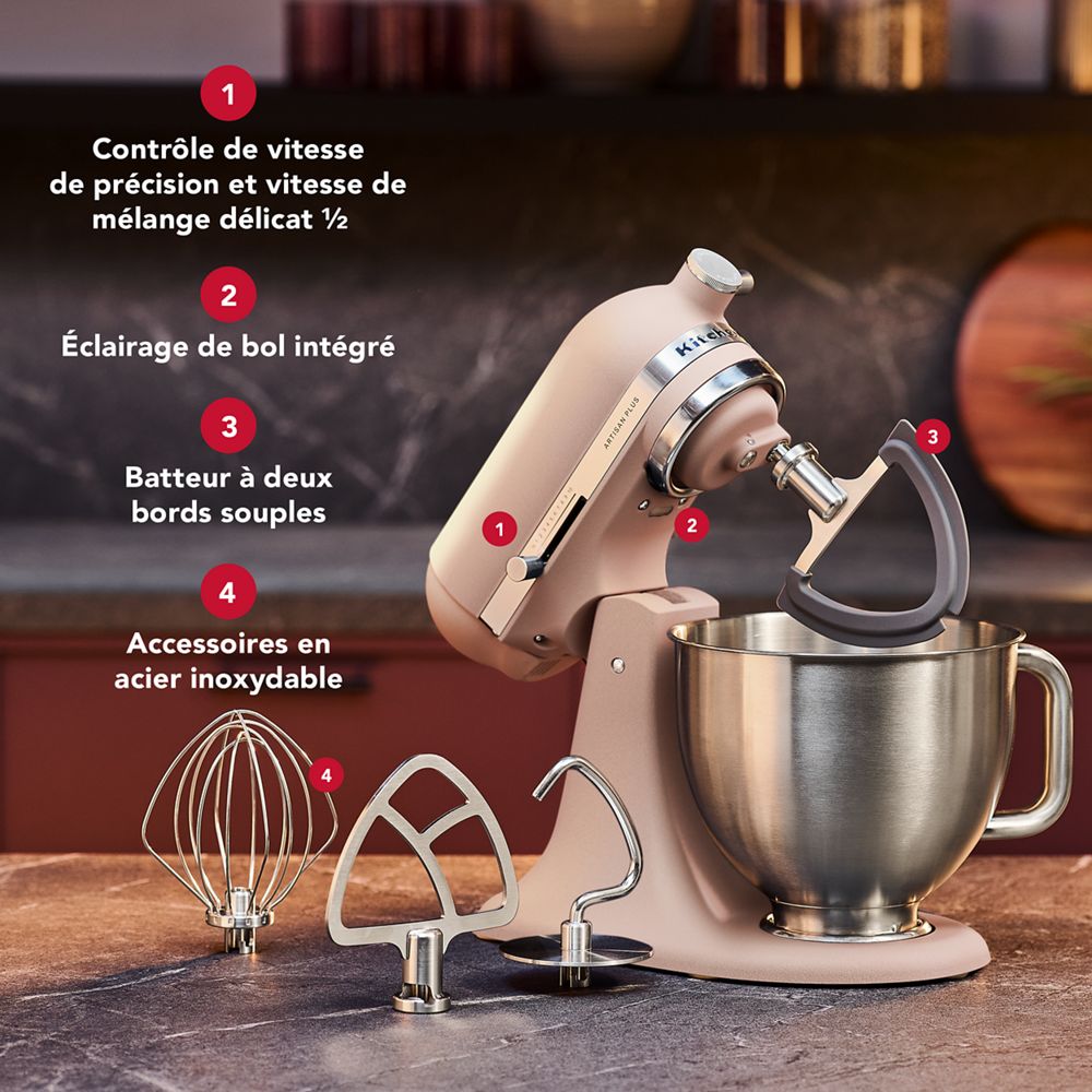 Batteur sur socle KitchenAid® Artisan Plus