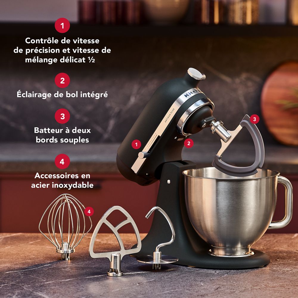 Batteur sur socle KitchenAid® Artisan Plus