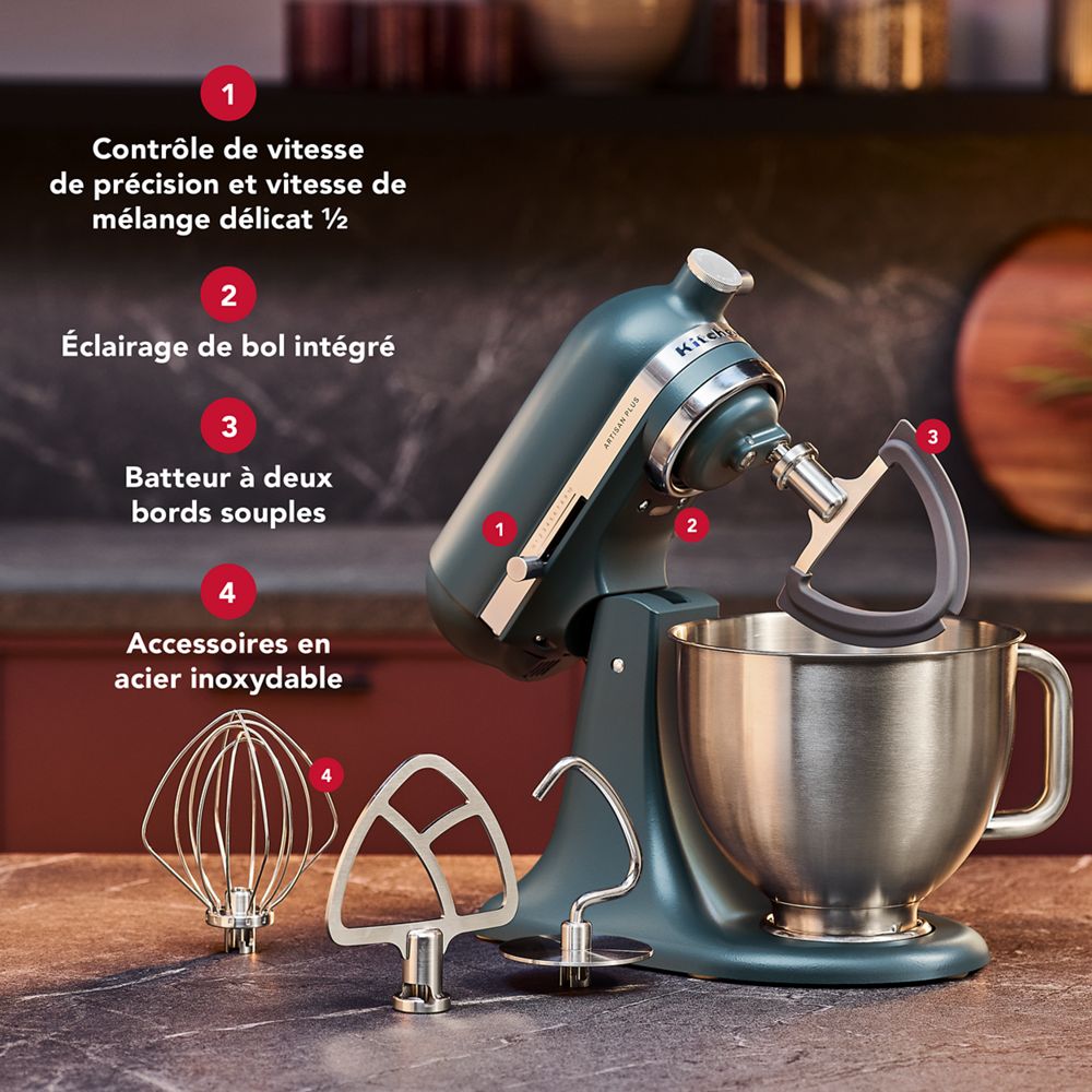 Batteur sur socle KitchenAid® Artisan Plus