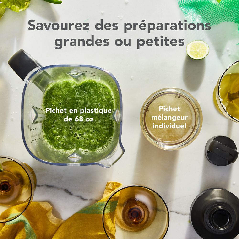 Mélangeur Pure Puissance KitchenAid® avec pichet individuel