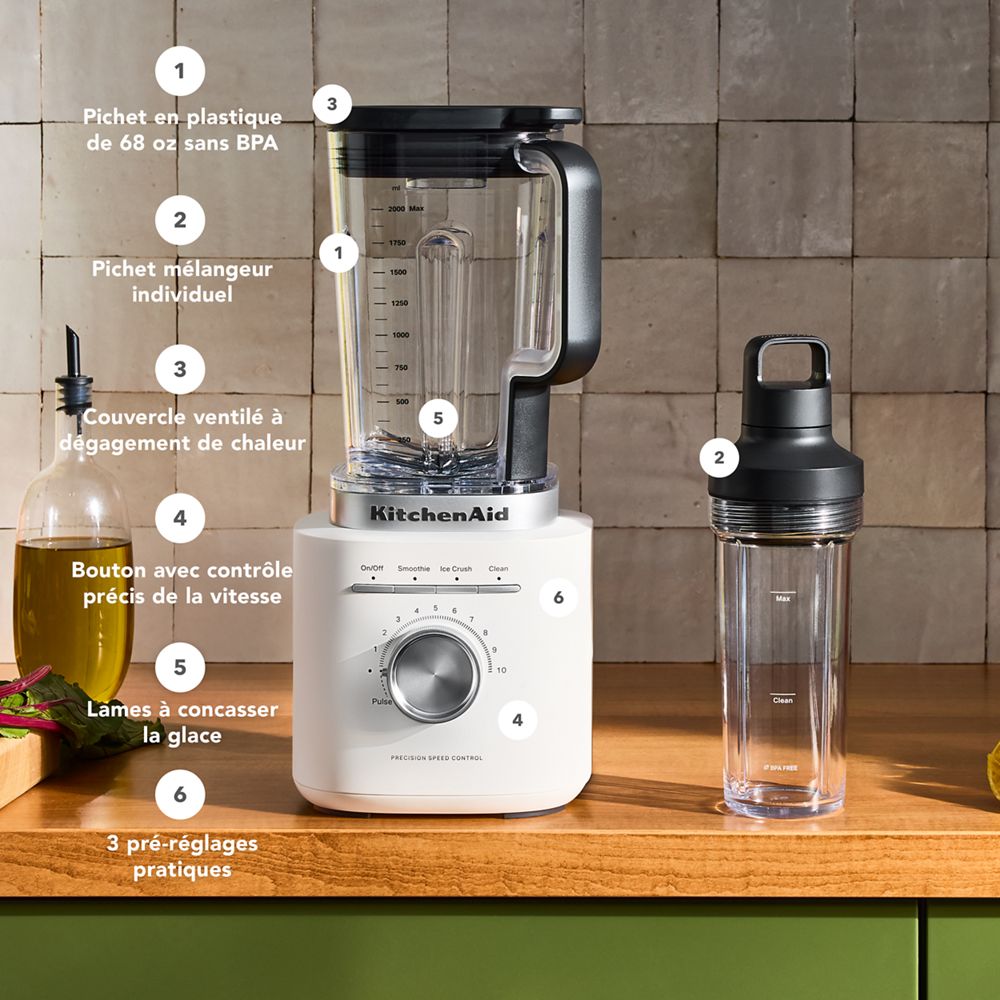 KitchenAid® Pure Power Blender with Personal Blending Jar