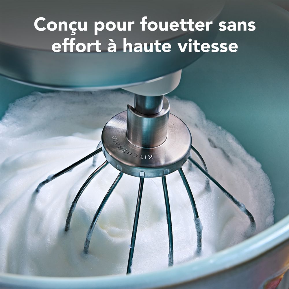 Fouet à fils en acier inoxydable durable pour certains batteurs sur socle KitchenAid® à tête inclinable