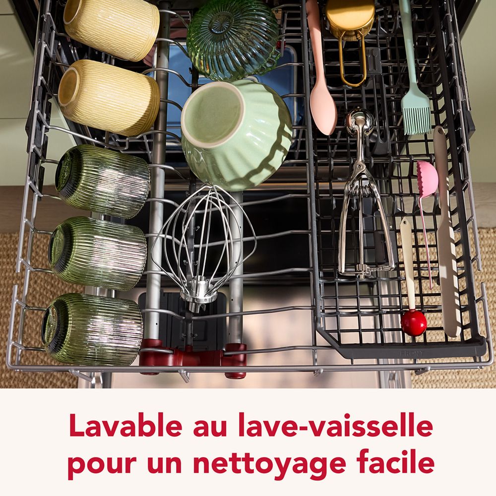 Fouet à fils en acier inoxydable durable pour certains batteurs sur socle KitchenAid® à tête inclinable