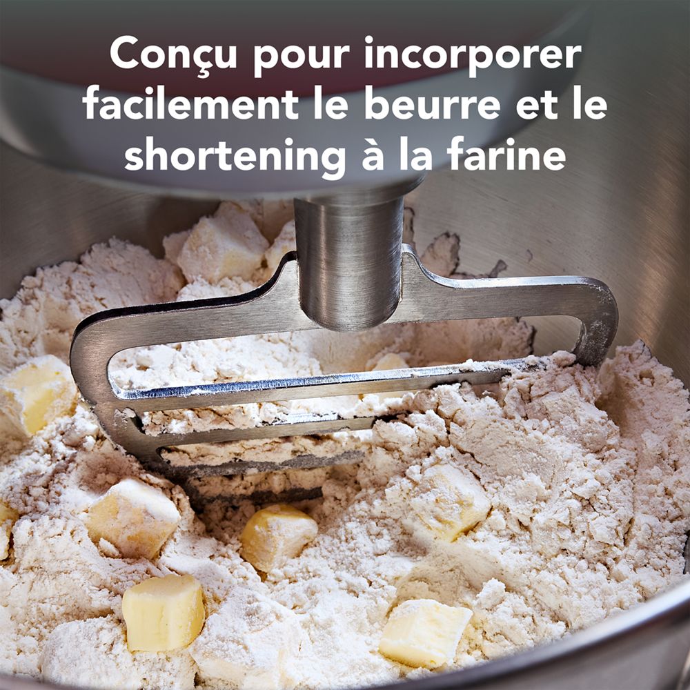 Batteur à pâtisserie durable en acier inoxydable pour certains batteurs sur socle KitchenAid® à tête inclinable